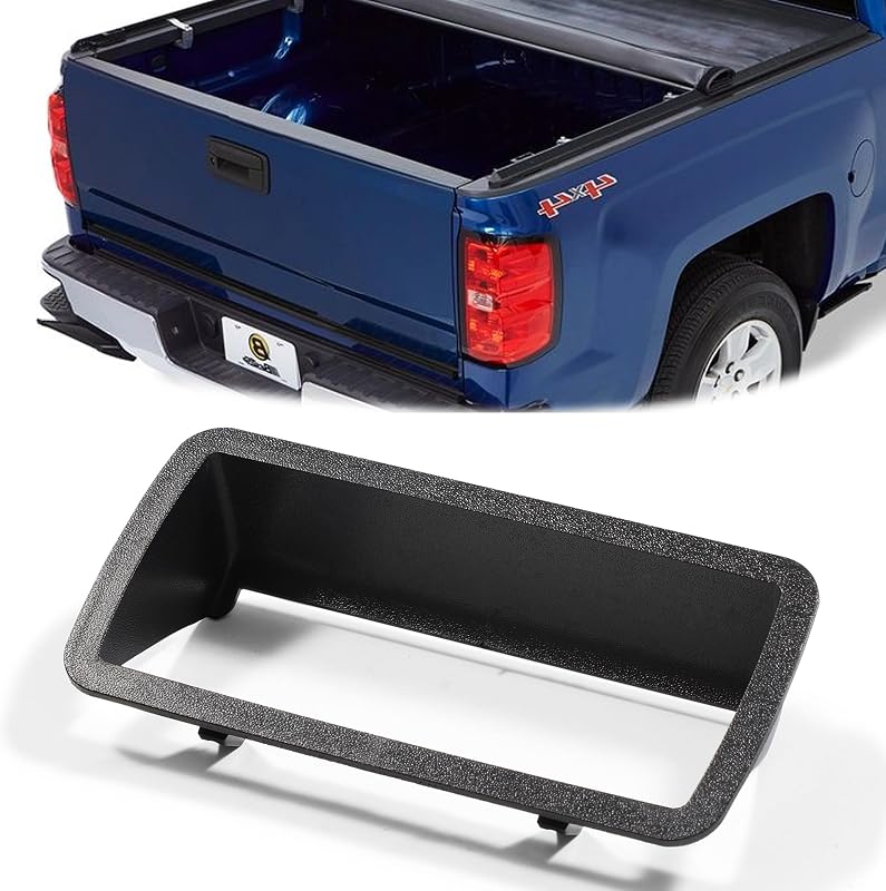 Moldura do puxador de levantamento da tampa traseira Covnikyer para Chevy S10, GMC Sonoma e Isuzu Hombre – 1 unidade