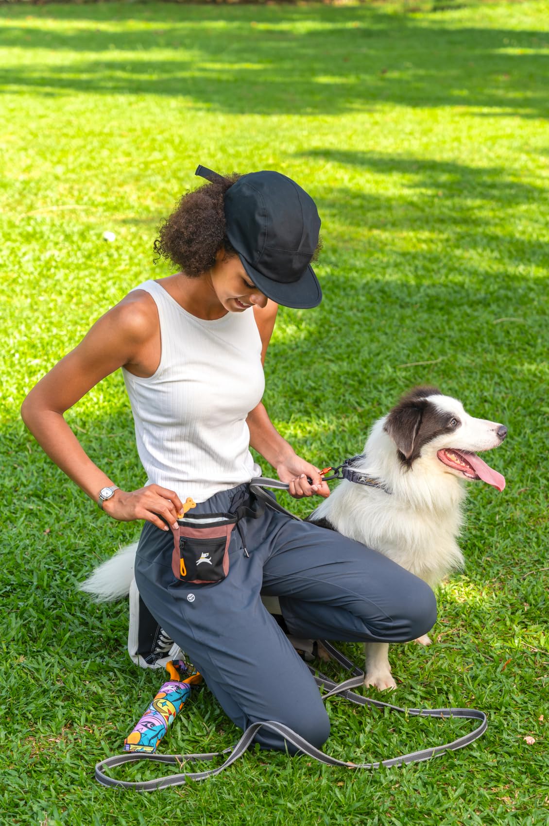 OllyDog Goodie Treat Bag, Dog Treat Pouch, Waist Belt Clip for Hands-Free Training, Magnetic Closure, Dog Training and Behavior Aids, Three Ways to Wear (Desert) - image 6