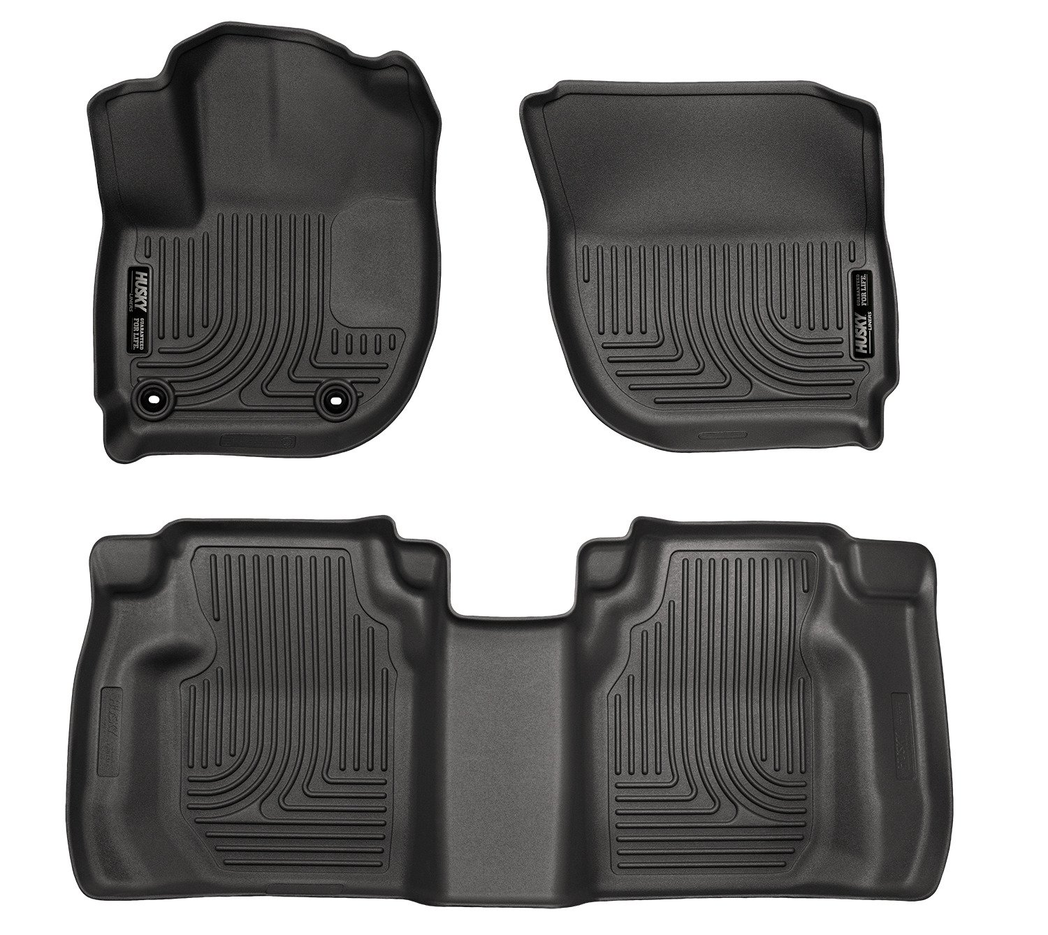 Photo 1 of ***STOCK PHOTO FOR REFERENCE ONLY***
Husky Liners Weatherbeater Floor Mats | Fits 2015-2020 Honda Fit | Front & 2nd Row, 3-pc Black - 99491