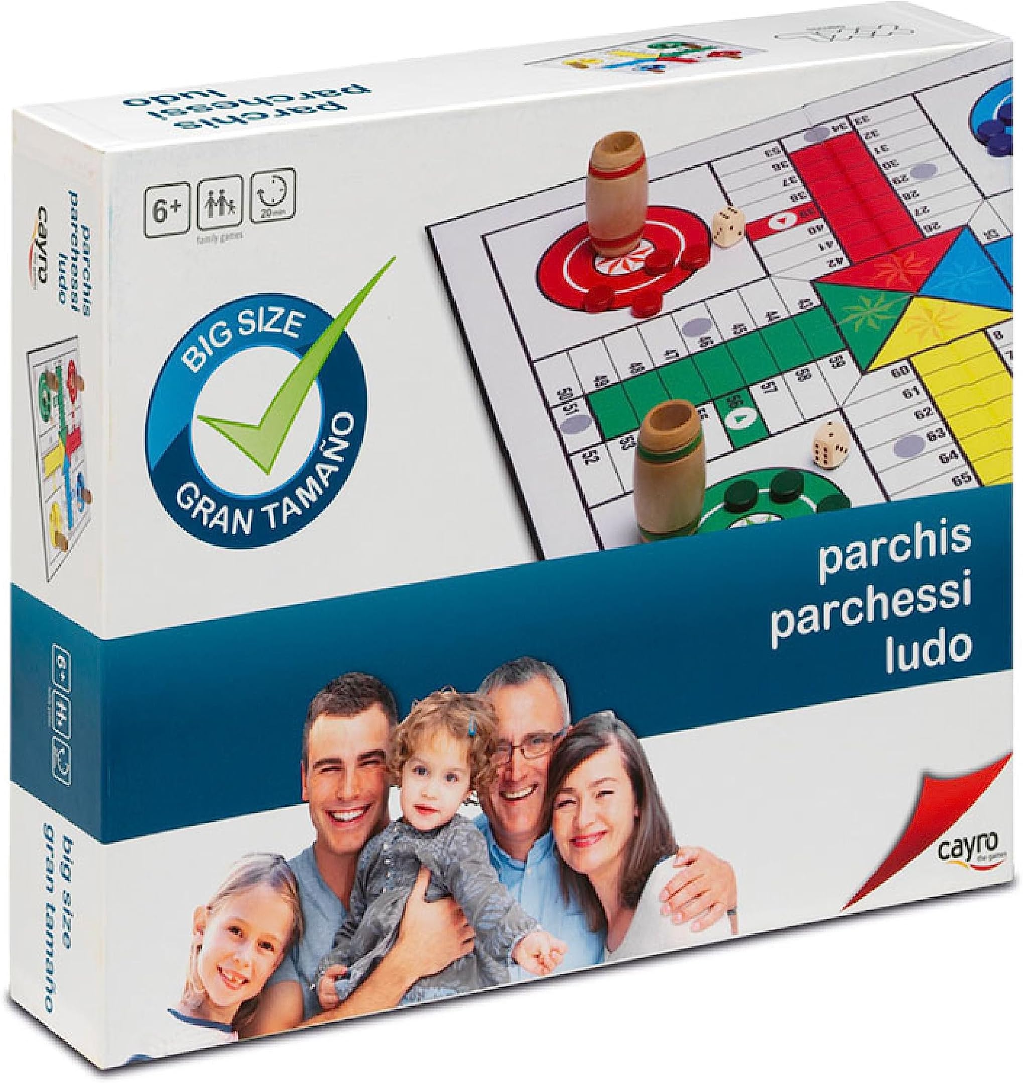 Cayro 50 x 50 cm Ludo Game (2X-Large)