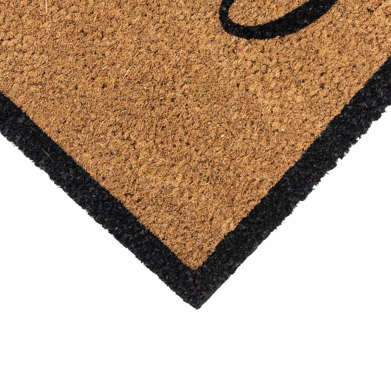 JVL Eco-Friendly Latex Backed Coir Entrance Doormat, 40x60cm - Croeso, Croeso Border, 40 x 60 cm (Rectangular) - Image 4