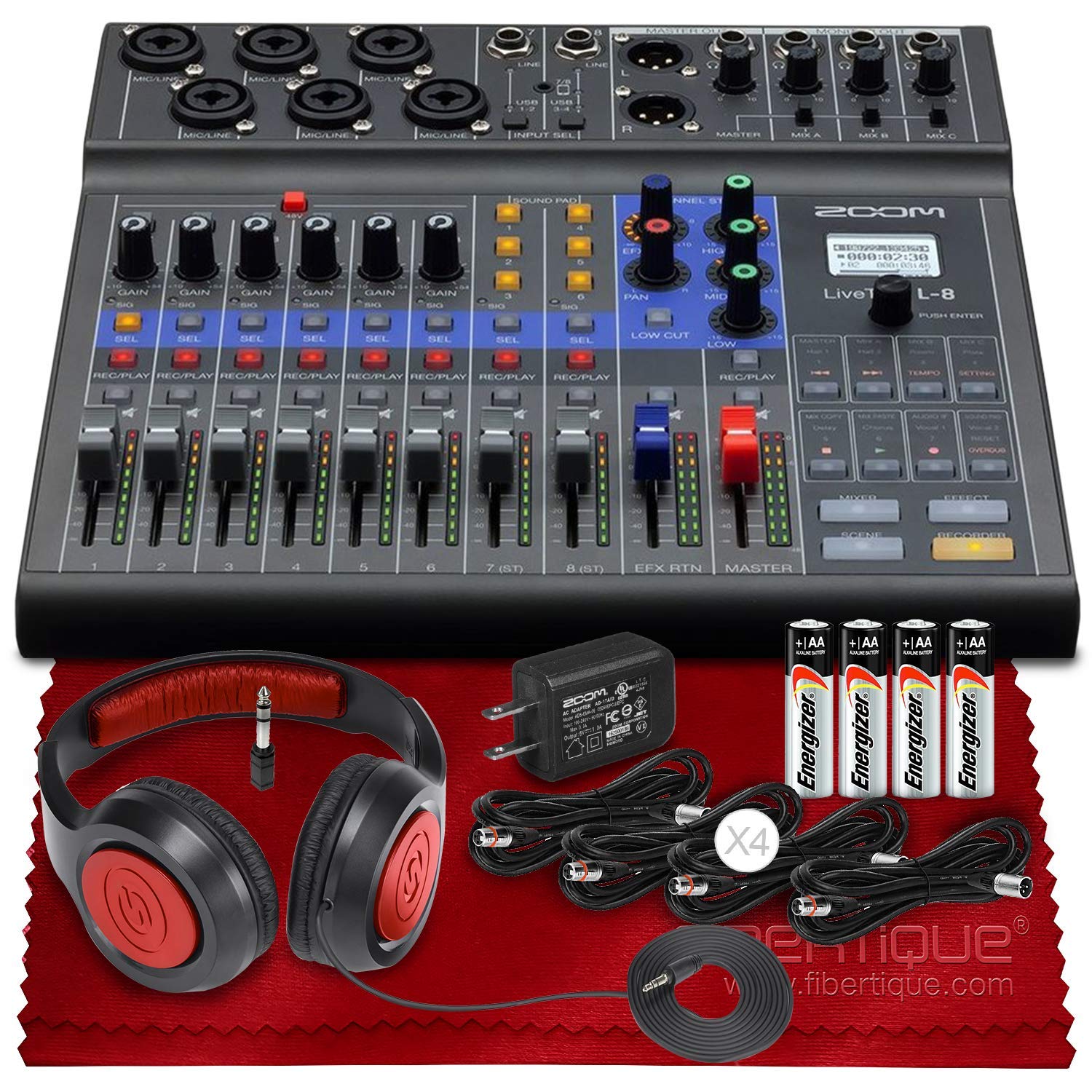 Amazon.com: Zoom LiveTrak L-8 Portable 8-Channel Digital Mixer 