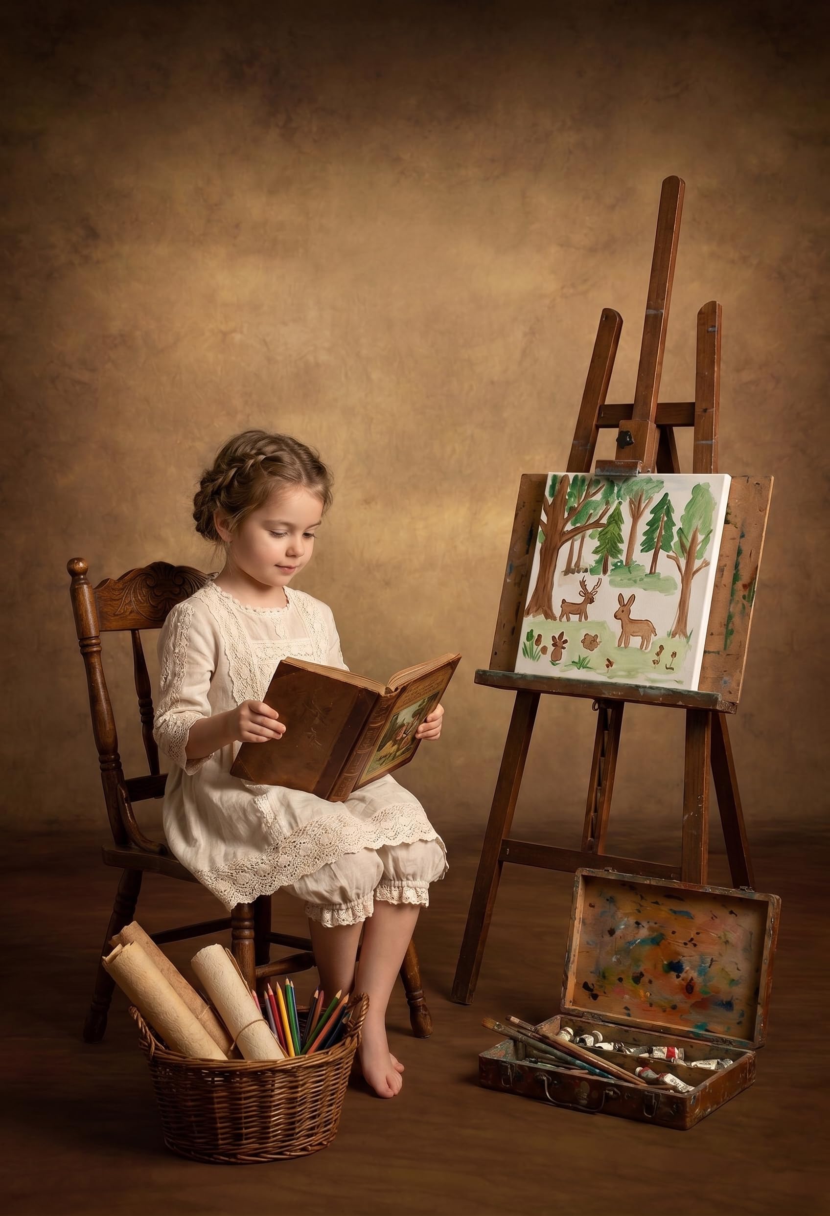 Kate Background Smoky Brown Photo Studio Backdrop 2 * 3m/6.5 * 10ft Textured Microfiber Ritratto Fotografia Backdrop Watery Ripple Brown Floor Photo Backdrop per la riunione di famiglia Newborn