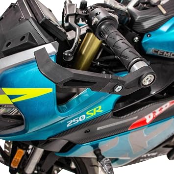 GP Kompozit CF Moto 250SR 2020-2022 Uyumlu Manet Koruma Siyah