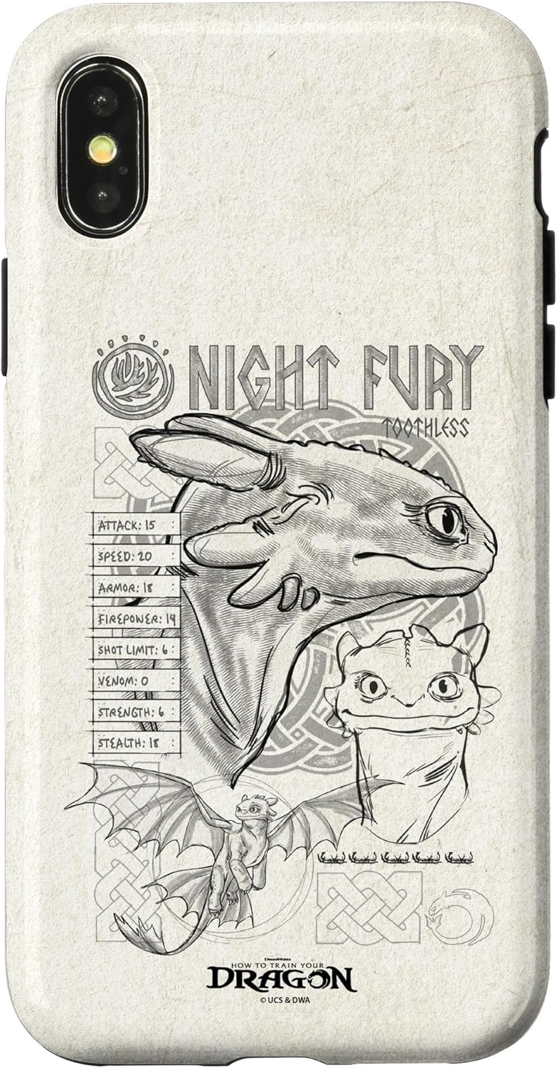DreamWorks Dragons Night Fury Sketch Toothless Case for iPhone Air