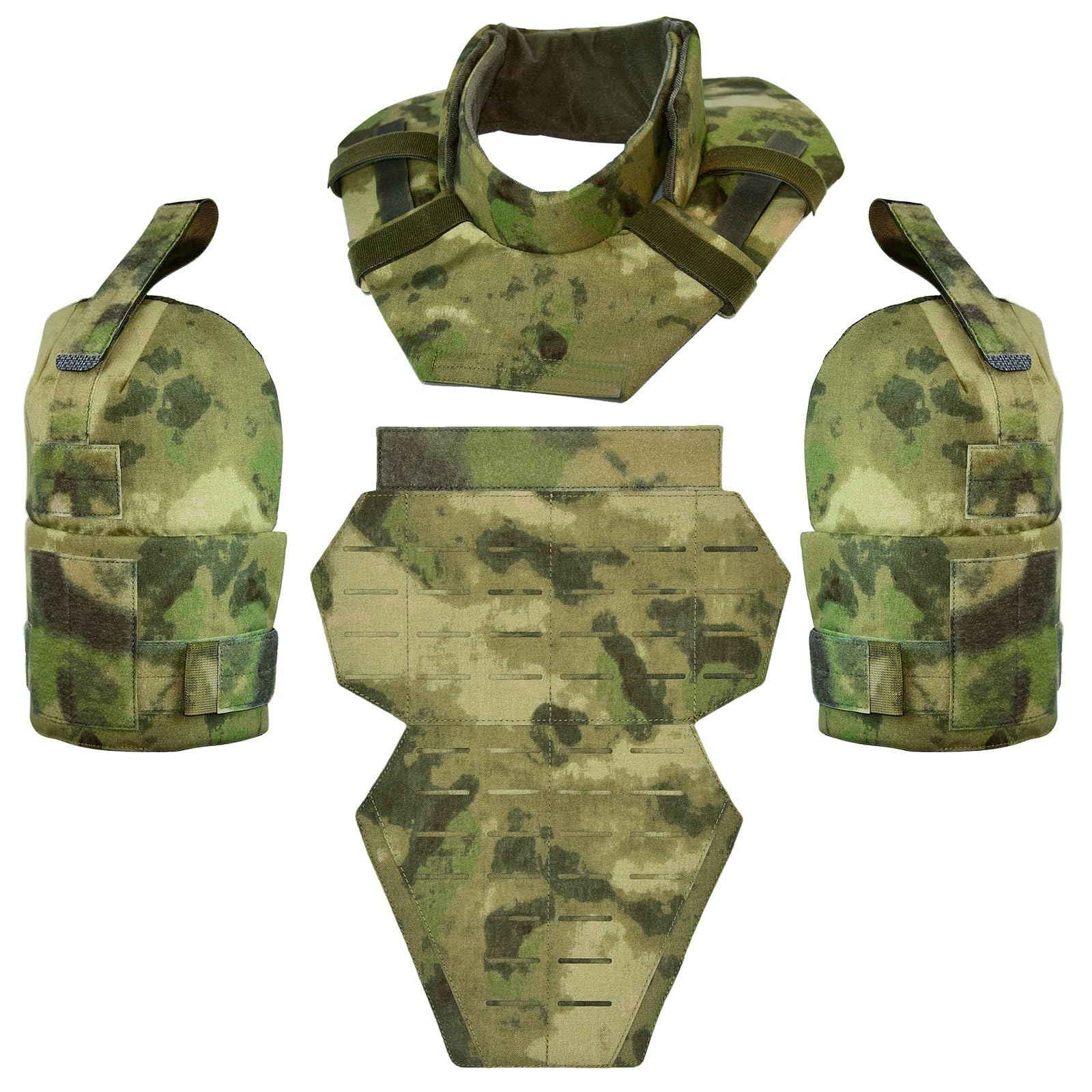 Kit de Protección 3 en 1 para Cuello, Hombros e Ingle, con Almohadillas y Protector Táctico para Hombros, Compatible con Diversos Chalecos. — view 7