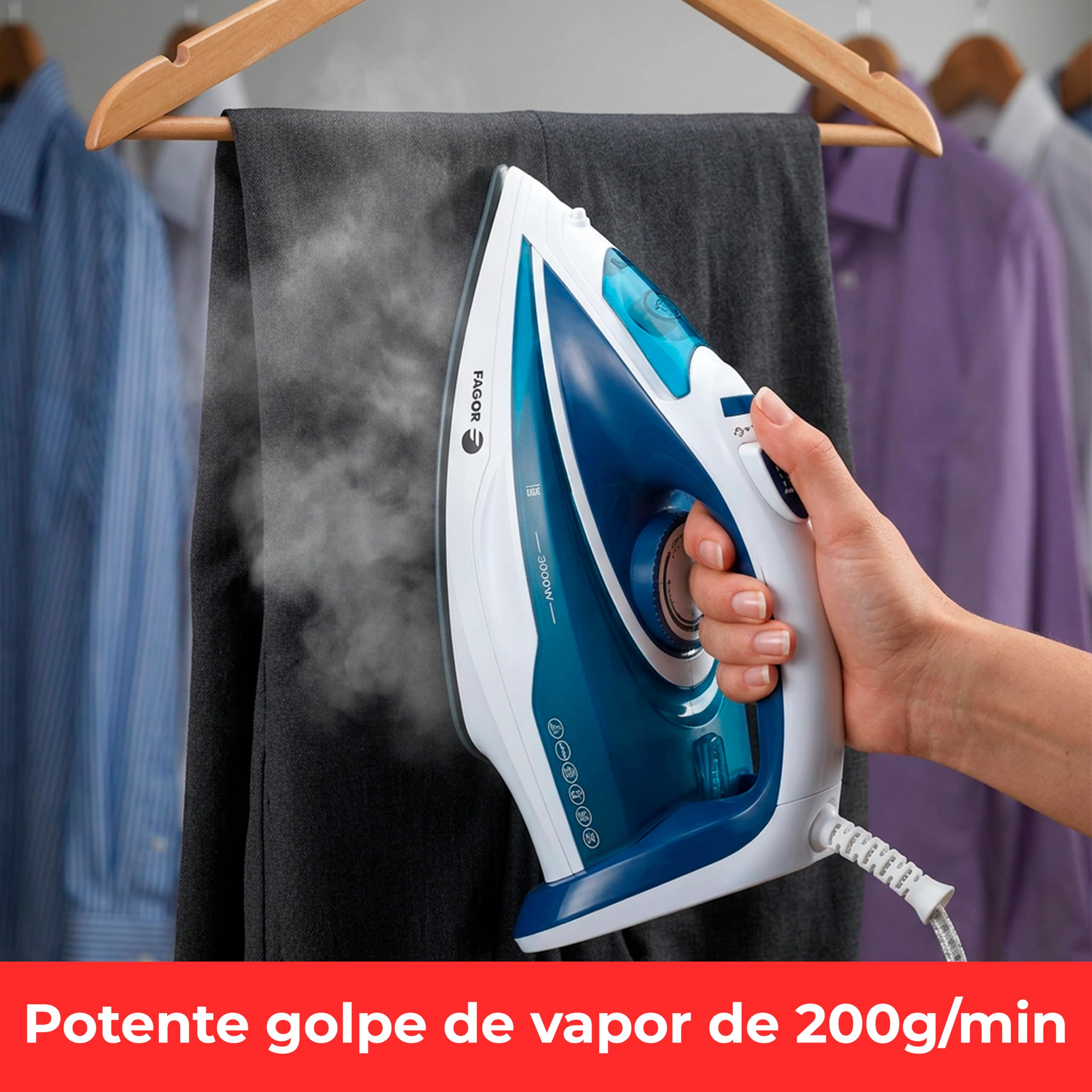 Plancha de Vapor comforta 3000 w