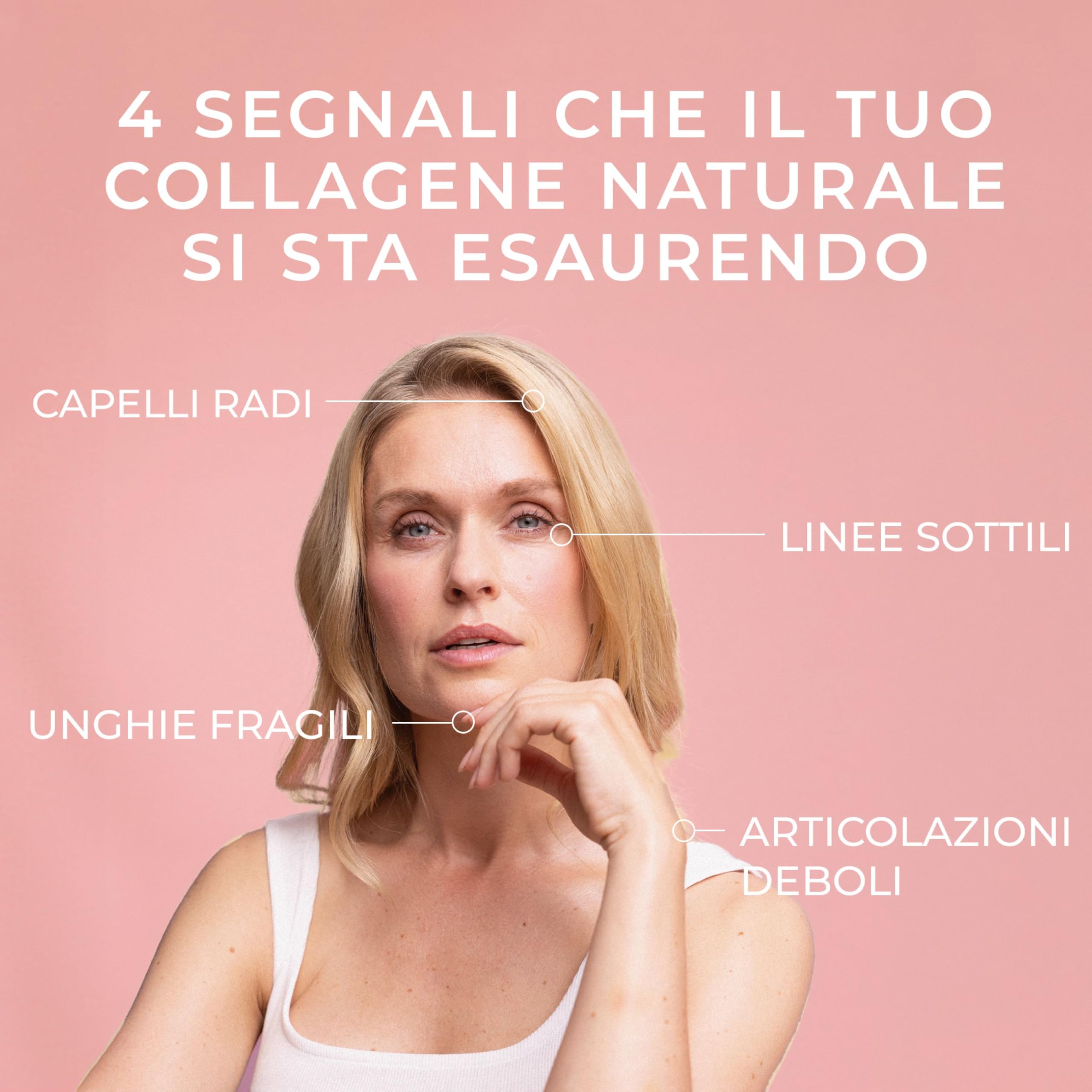 Swedish Collagen Reapir Integratore liquido collagene marino 10.000 mg - 500 ml, 20 giorni | Peptidi puri e vitamine per capelli, pelle, unghie, articolazioni | Senza zucchero | Clinicamente testato
