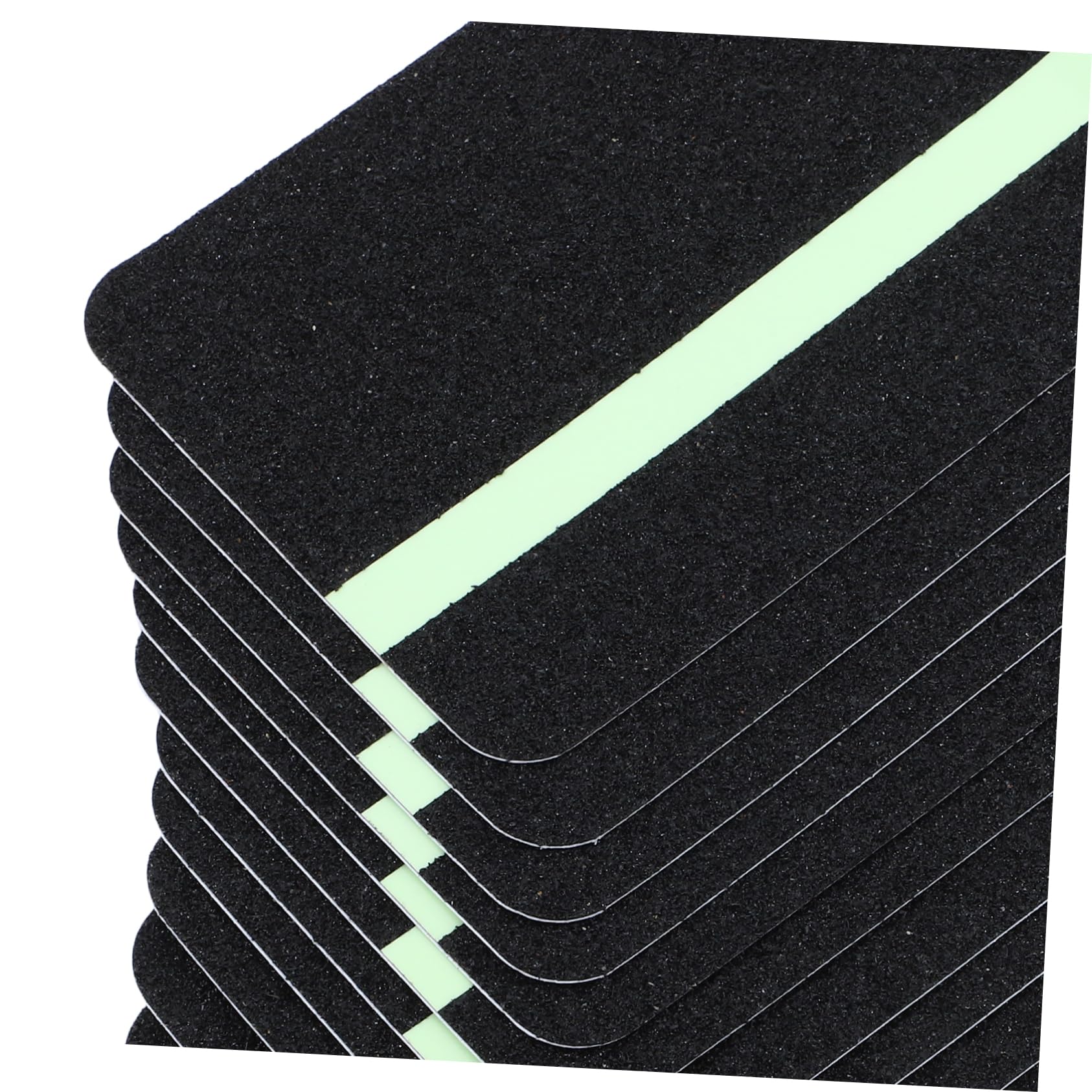 Zerodeko 12piezas Peldaños De Escalera Antideslizantes De Madera Para Exteriores Peldaños Para Terrazas Bandas De Para Cubiertas De Escaleras De Madera