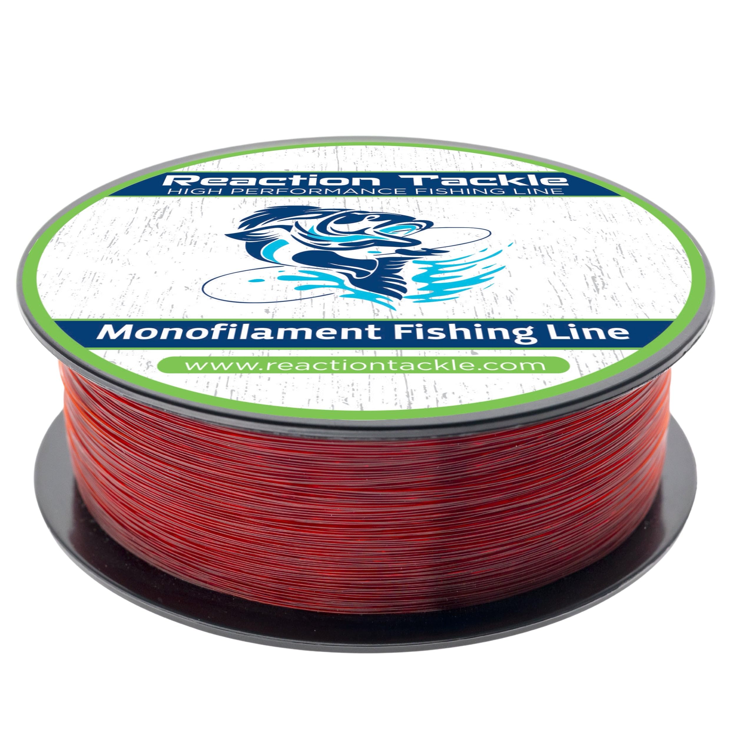 Reaction Tackle Monofilament Fishing Line, Pro Grade Nylon Mono Line