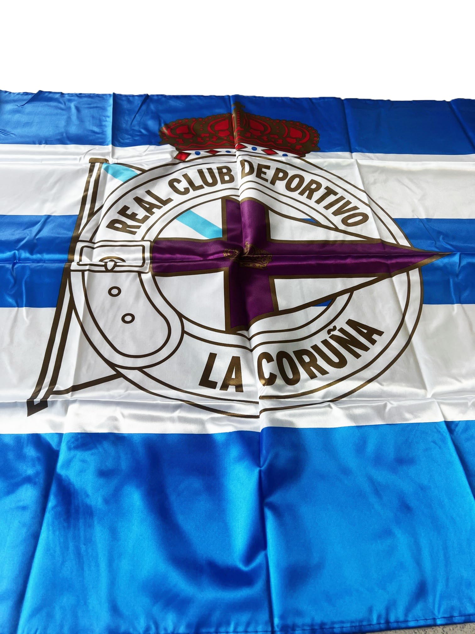 RC Deportivo De La Coruña | Bandera Franjas Horizontales