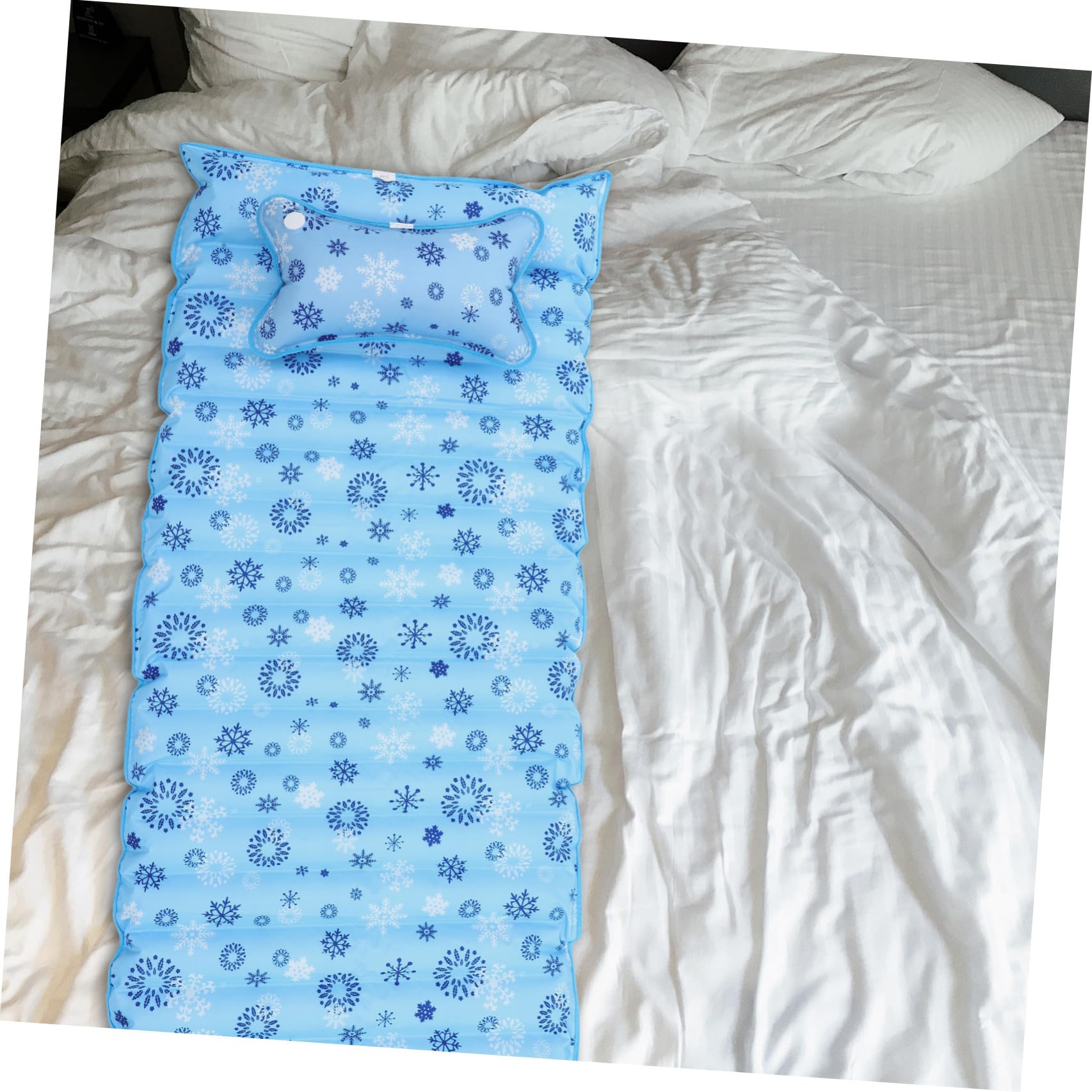 Materasso d Acqua Refrigerante Estivo in Pvc e Riciclabile per Studenti e Anziani, Tappetino Singolo per Letto in Dormitorio