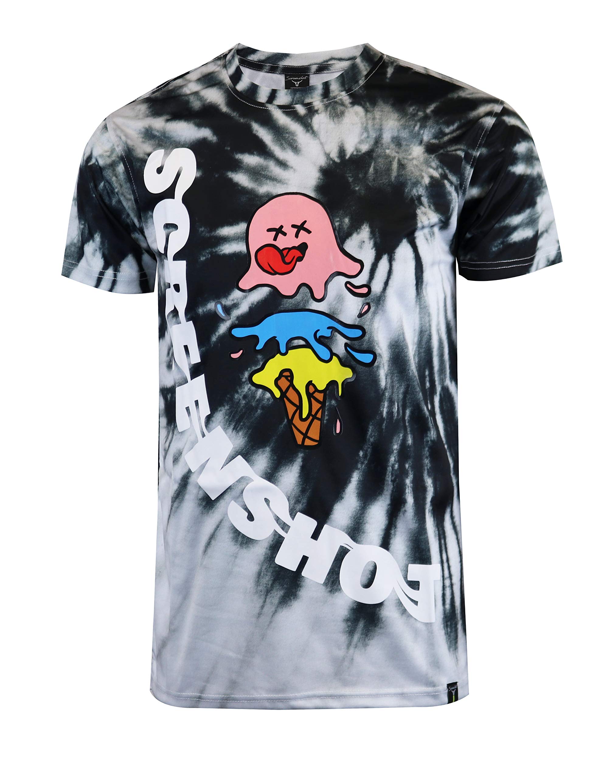 SCREENSHOTmens Mens Hip-hop Ultra Premium Goldchain Teddy Bear Cartoon Print Tee Hip Hop