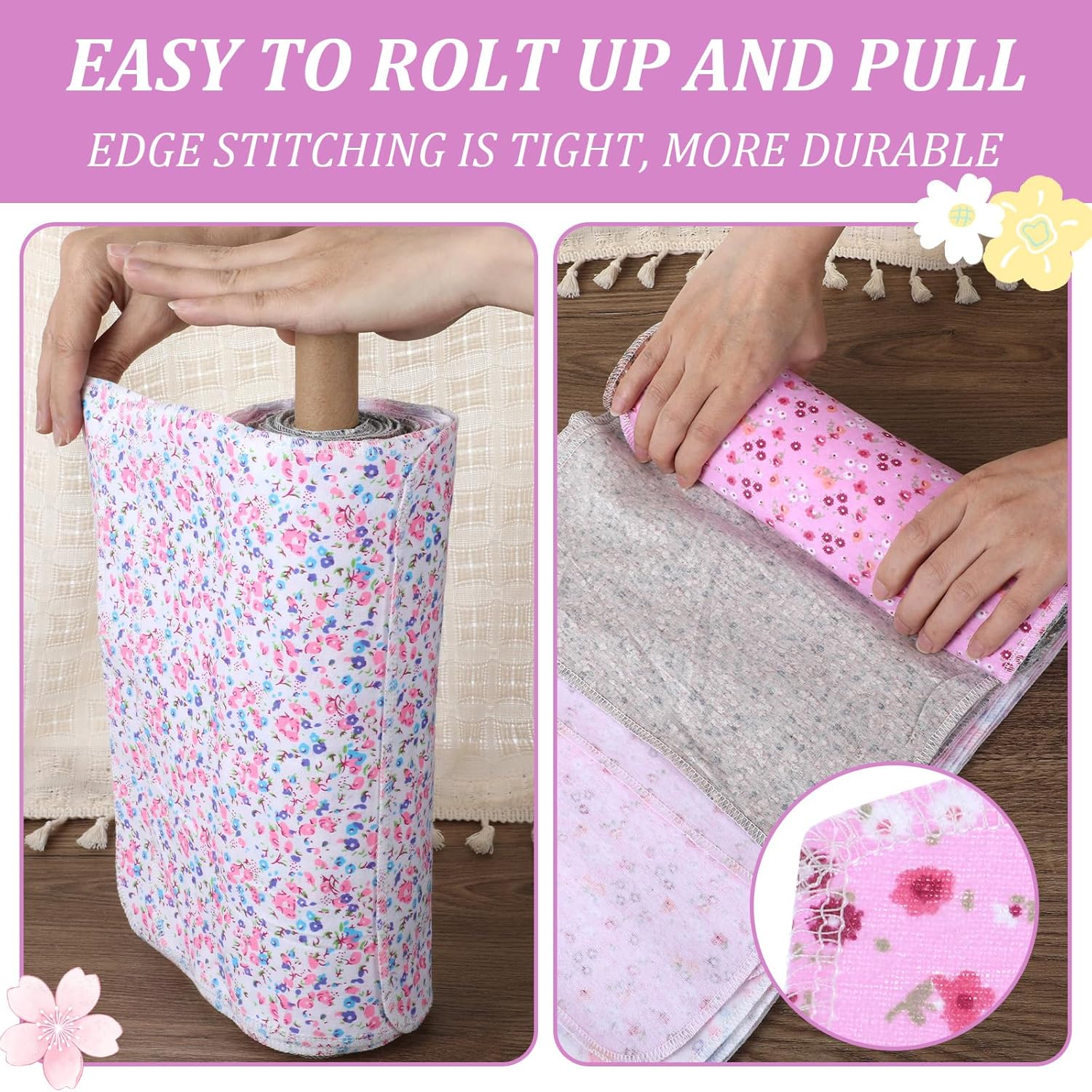 36 Pack Reusable Paper Towels Washable Paperless Towels