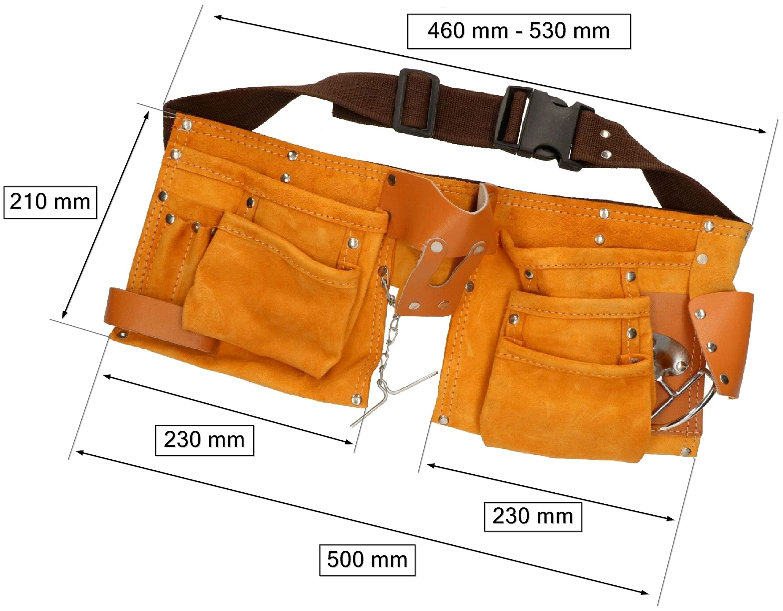 Ceinture à Outils KOTARBAU® avec Poches de Rangement 11 Poches à Outils Renforcée