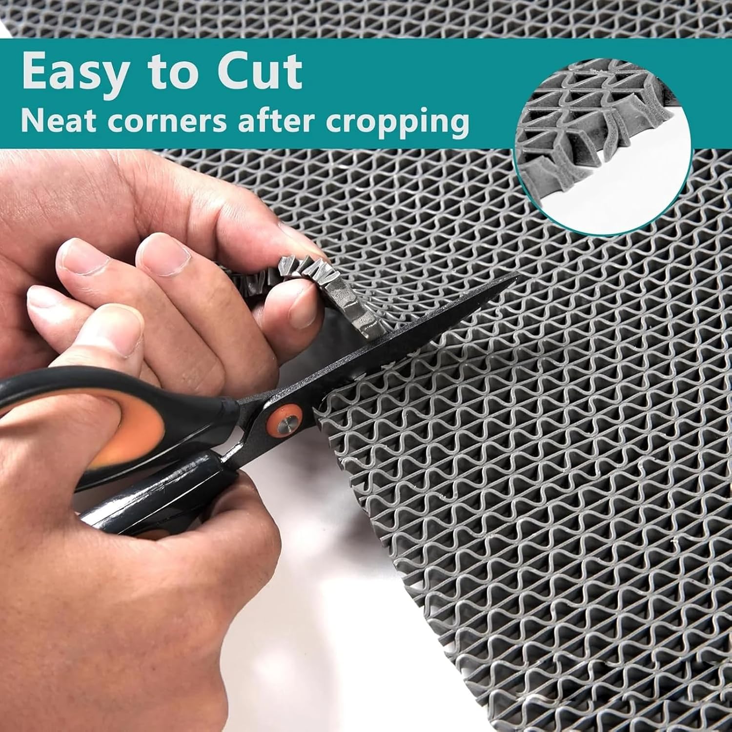 Non-Slip PVC Drainage Floor Mat for Wet Areas - 5mm Thick Mesh Bathroom, Kitchen, Pool, Garage, Bar Mats - 1.2m Wide Green (1.2x1m) for Safety & Comfort