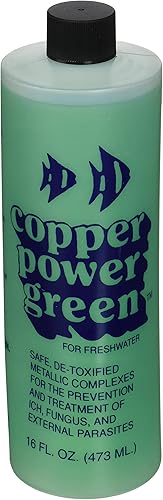 Copper Power (Endich) ACP0016G Tratamiento verde para agua dulce, 16 onzas