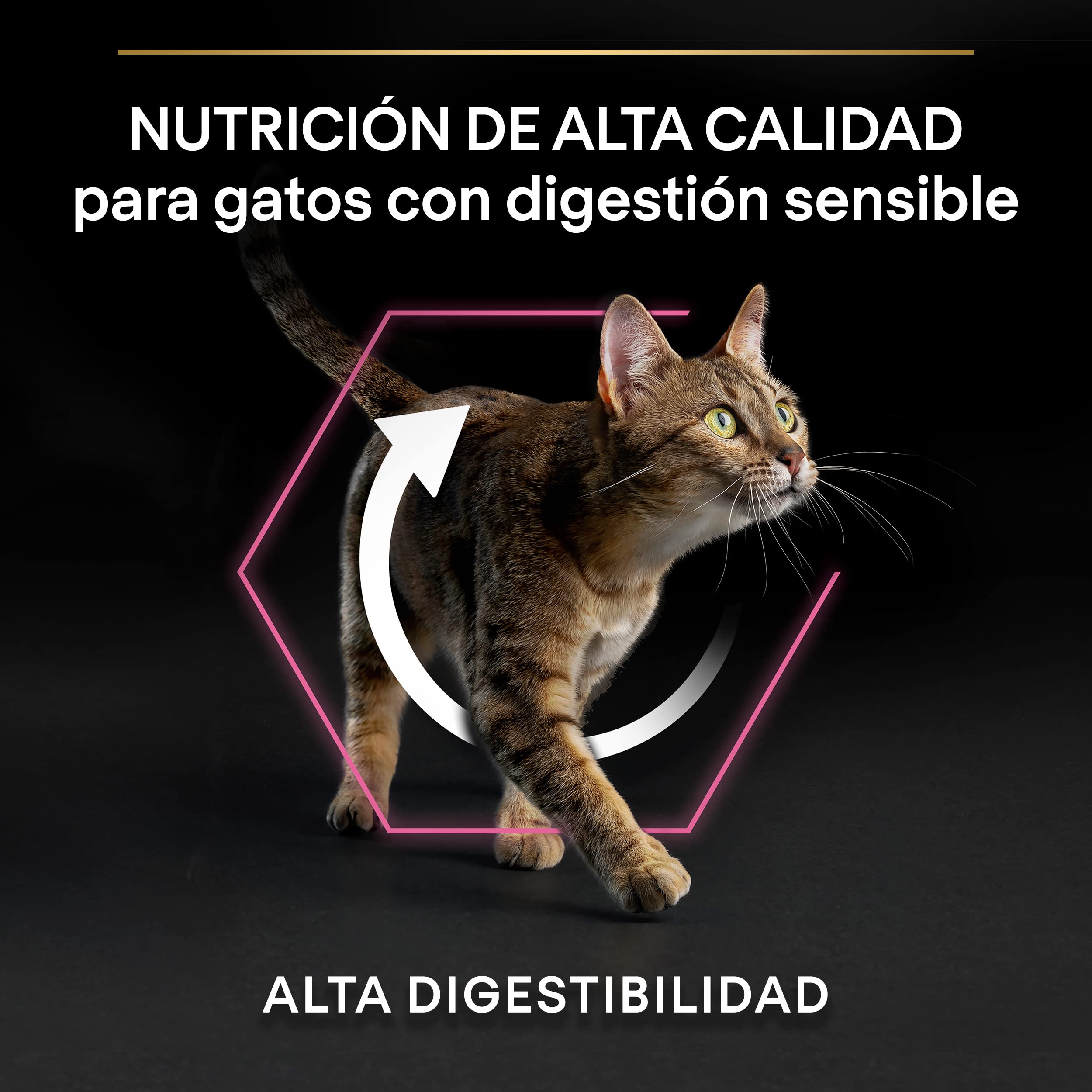 Pro Plan Delicate Adult, Katzenfutter trocken, reich an Truthahn, 4er Pack (4 x 3kg)