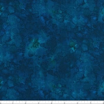 Timeless Treasures Solid-ish Watercolor Texture Azure, Fabric by the Yard