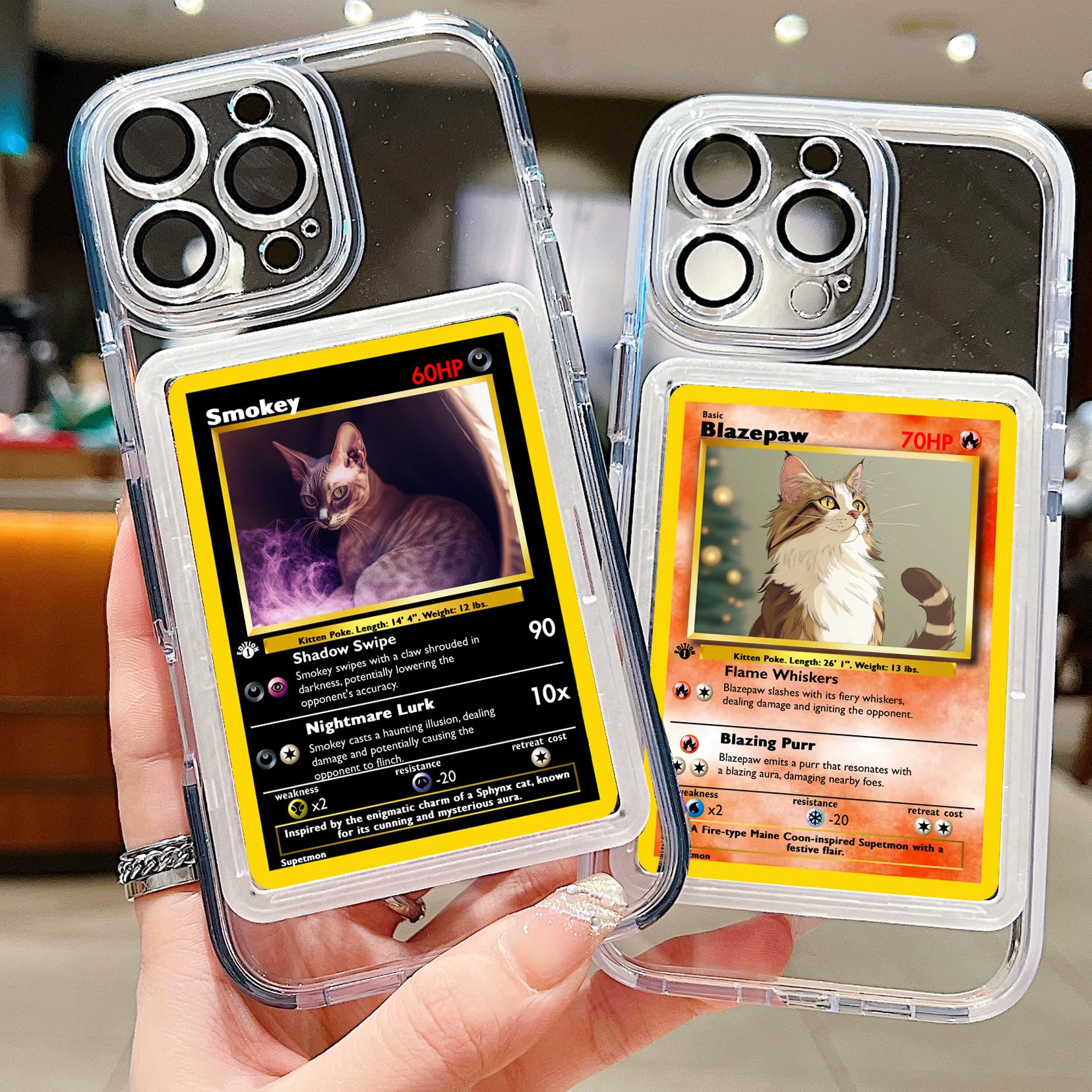 magsafe pokemon card holder Amazon.com: DIY Card/Photo Display Phone Case for iPhone | TCG/Picture  Display Top Loaders & Sleeves