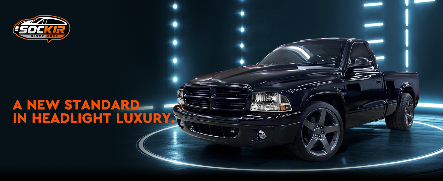 Purchase 1997-2004 Dodge Dakota Durango Headlights 2Halo LED CCFL In Cerritos, California, US - Foto 5