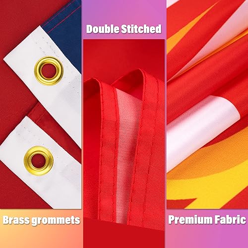 Miniatura 3 de Bandera personalizada de 3 x 5 pies para exteriores, crea tu propia bandera con logotipo, foto, texto, poliéster duradero y resistente, banderas