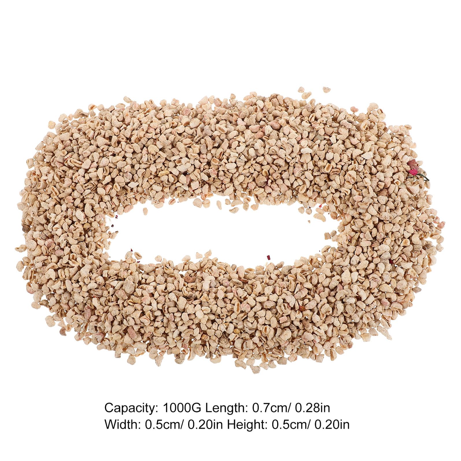 iplusmile 1000g Lettiera per Criceti di Rivestimento Naturale di Pannocchie di Mais per Gabbie di Piccoli Animali Domestici Come Coniglietti Scoiattoli Gerbilli e Porcellini Additivi