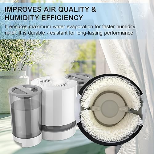 Miniatura 6 de MD1-0034 - Filtros de repuesto para humidificador evaporativo Vornado Evap40, Evap2, EV3, EV100, EV200, EVDC300, EVDC500, EVDC505 (no para Evap3),