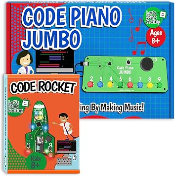 Bundle Code Rocket and Code Piano Jumbo. Combine and Save on Two of Our Most Popular Kits!