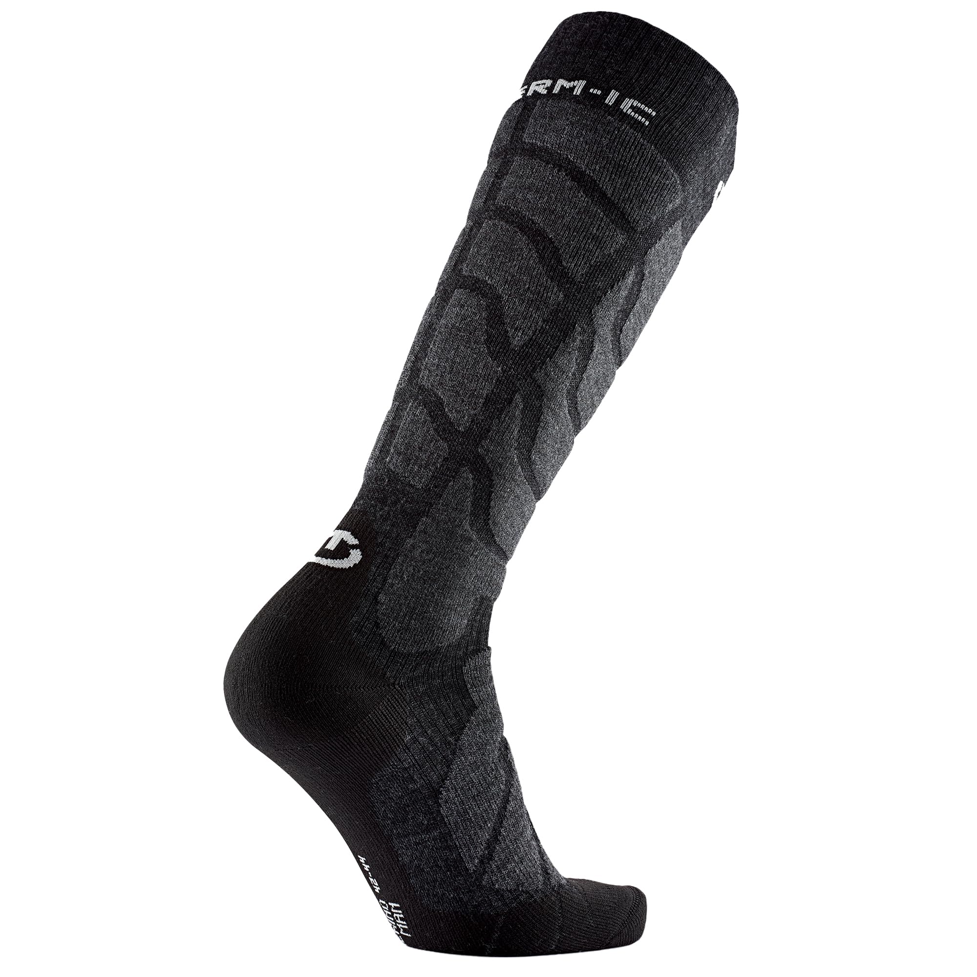 Thermic Calze da sci e snowboard in lana merino, set di 2 paia uomo e donna, buona traspirazione dell'umidità, calze tecniche e traspiranti, zone di comfort e protezioni