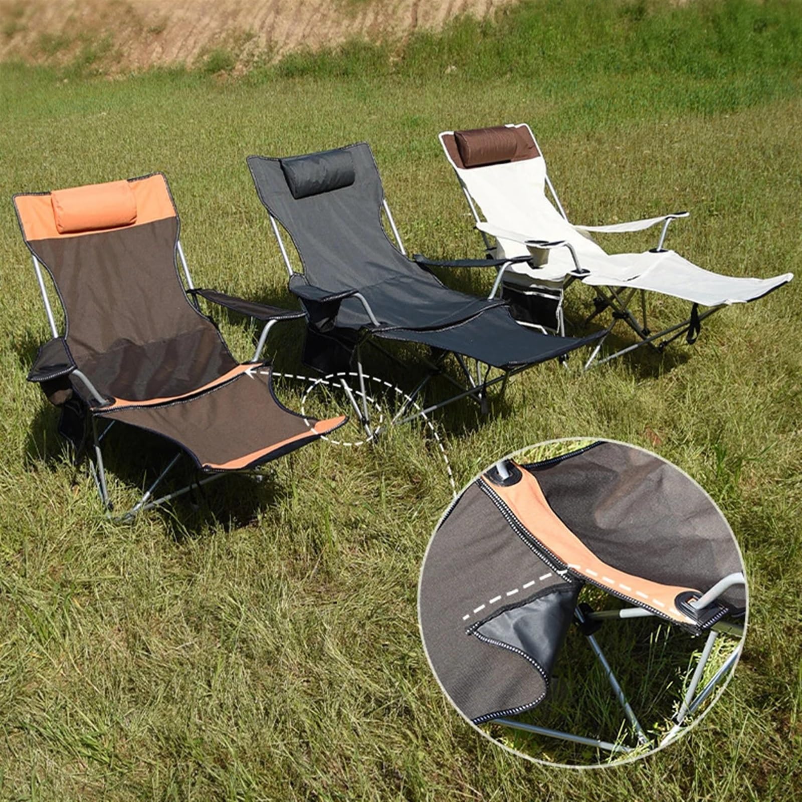 Silla De Pesca Schienale For Sedia Da Campeggio Pieghevole For Esterni Con Poggiapiedi Sedia Da Pisolino For Letto Portatile For Poltrona Da Spiaggia Pieghevole Da Pesca Da Campeggio Para Pesca Campi