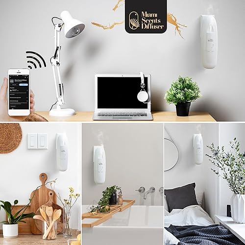 Miniatura 7 de Difusor enchufable para aceites esenciales y aroma de hotel Amalfi, 500 pies cuadrados, difusor de pared enchufable de aceite esencial, difusor de