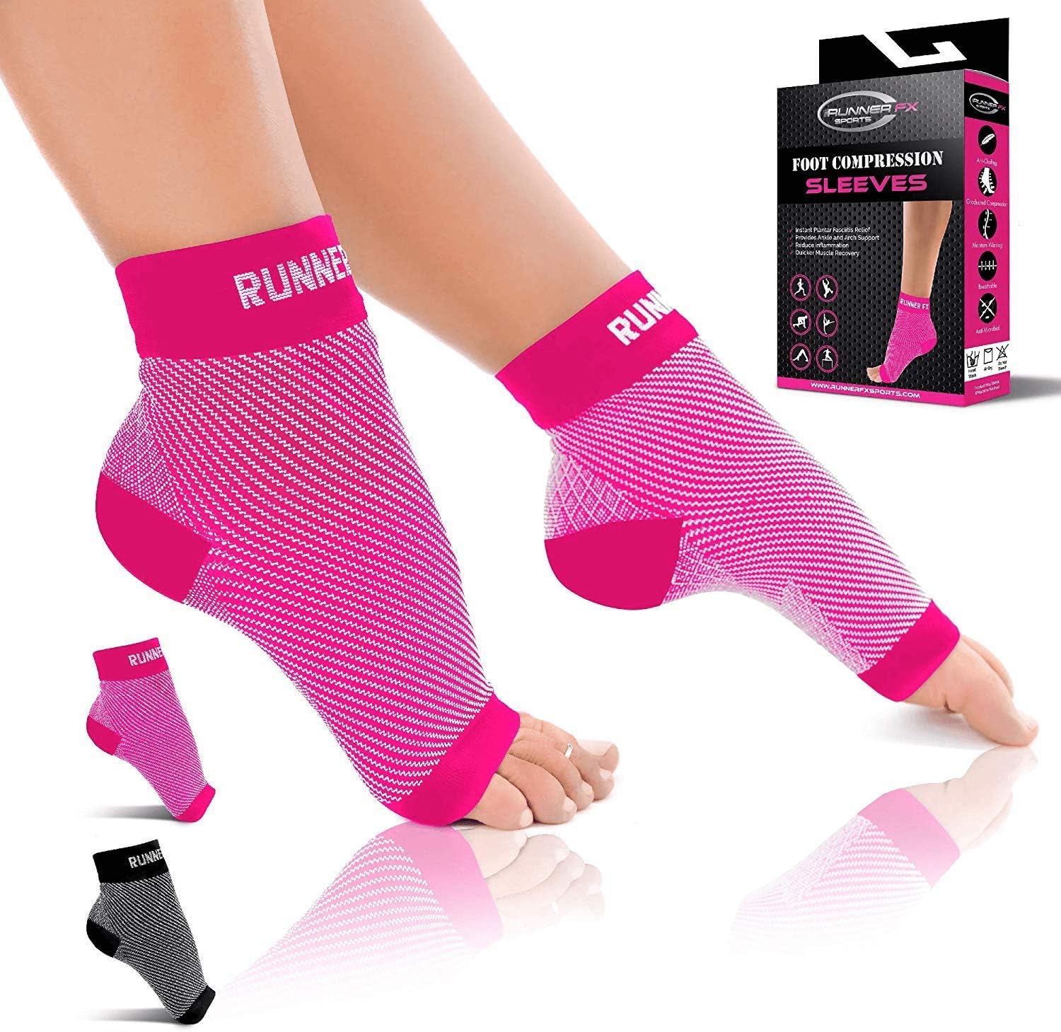 Plantar Fasciitis Socks with Arch Support Compression Foot Sleeves