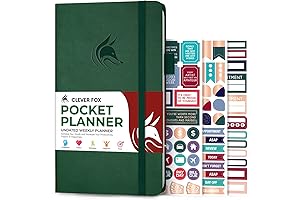 Clever Fox Anime Planner 2021: Undated Pocket Agenda for Goal Setting