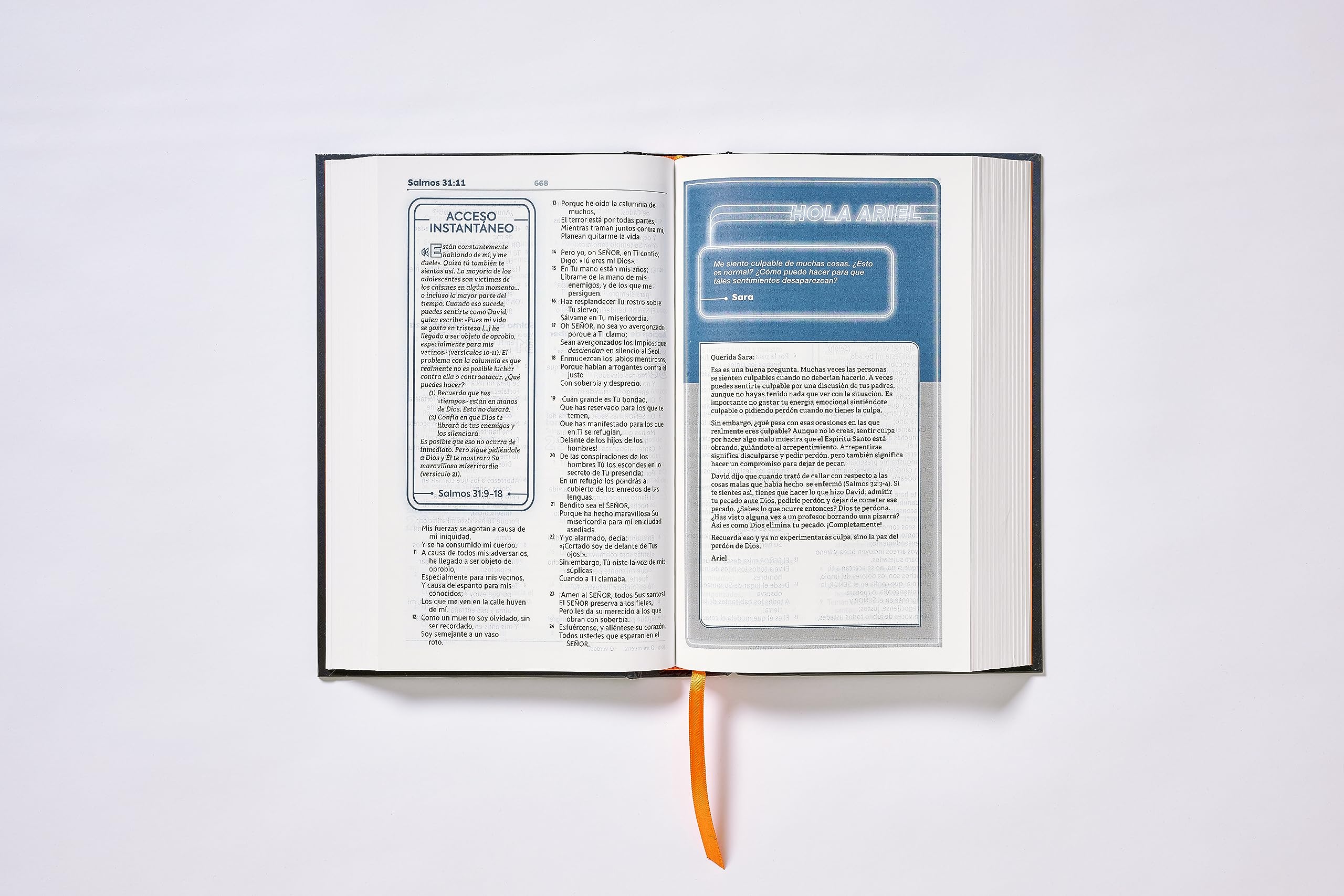 Biblia de Estudio para Jovenes: Nueva Biblia de las Americas, Estudio para Jóvenes, Azul, Comfort Print