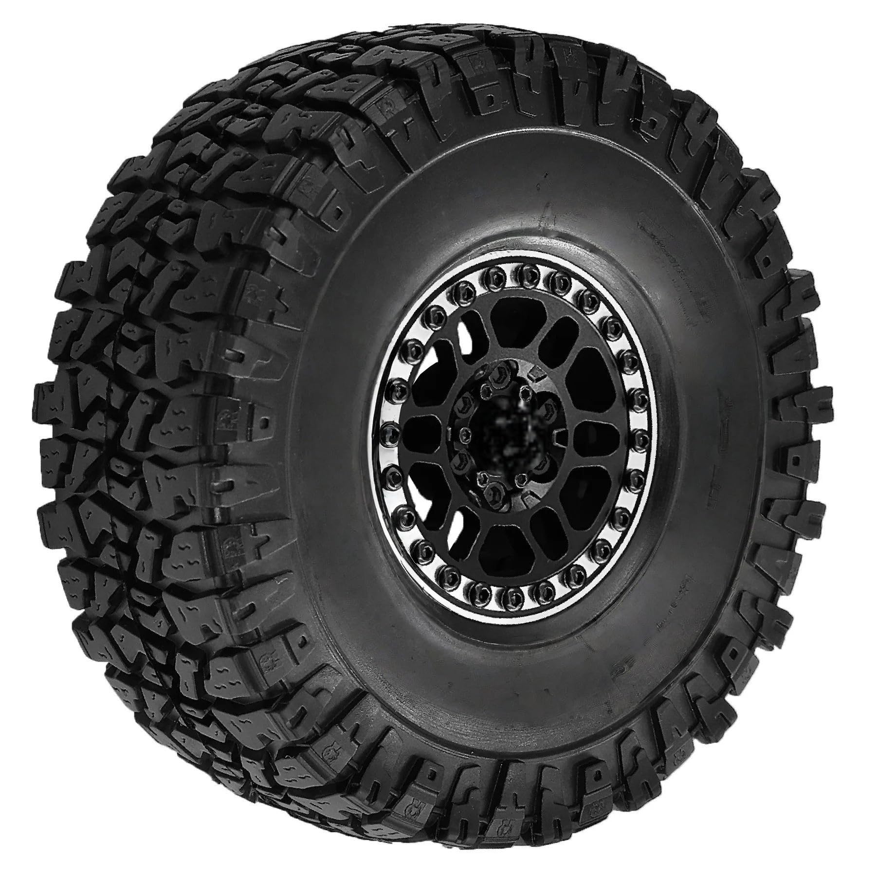 1.9 Set Di Pneumatici E Mozzi Ruota Emperor In Alluminio Gomma Per TRX4 Per SCX10 90046 1/10 RC Car Upgrade Parts Ricambi RC