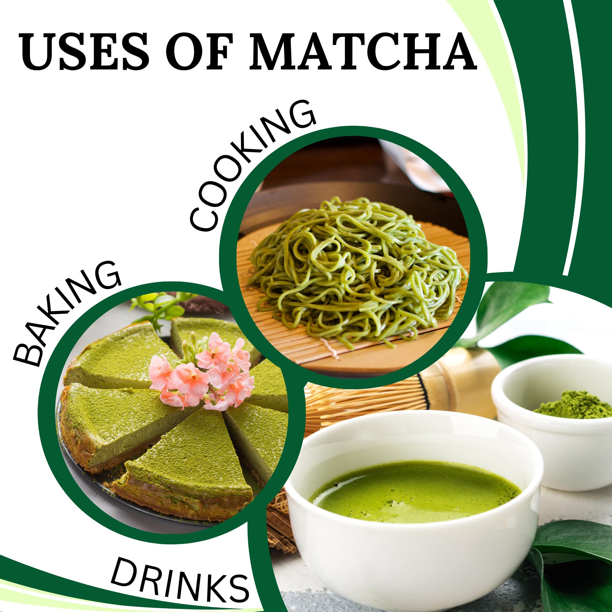 Matcha Powder 2 2LB 1kg by Aki Foods Japan - 100 Japanese Matcha Green Tea Powder Made in — view 5