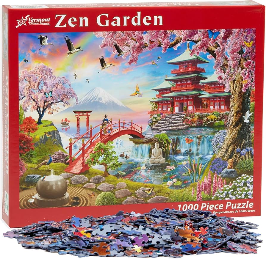 Amazon.com: Zen Garden Jigsaw Puzzle 1000 Piece by Vermont