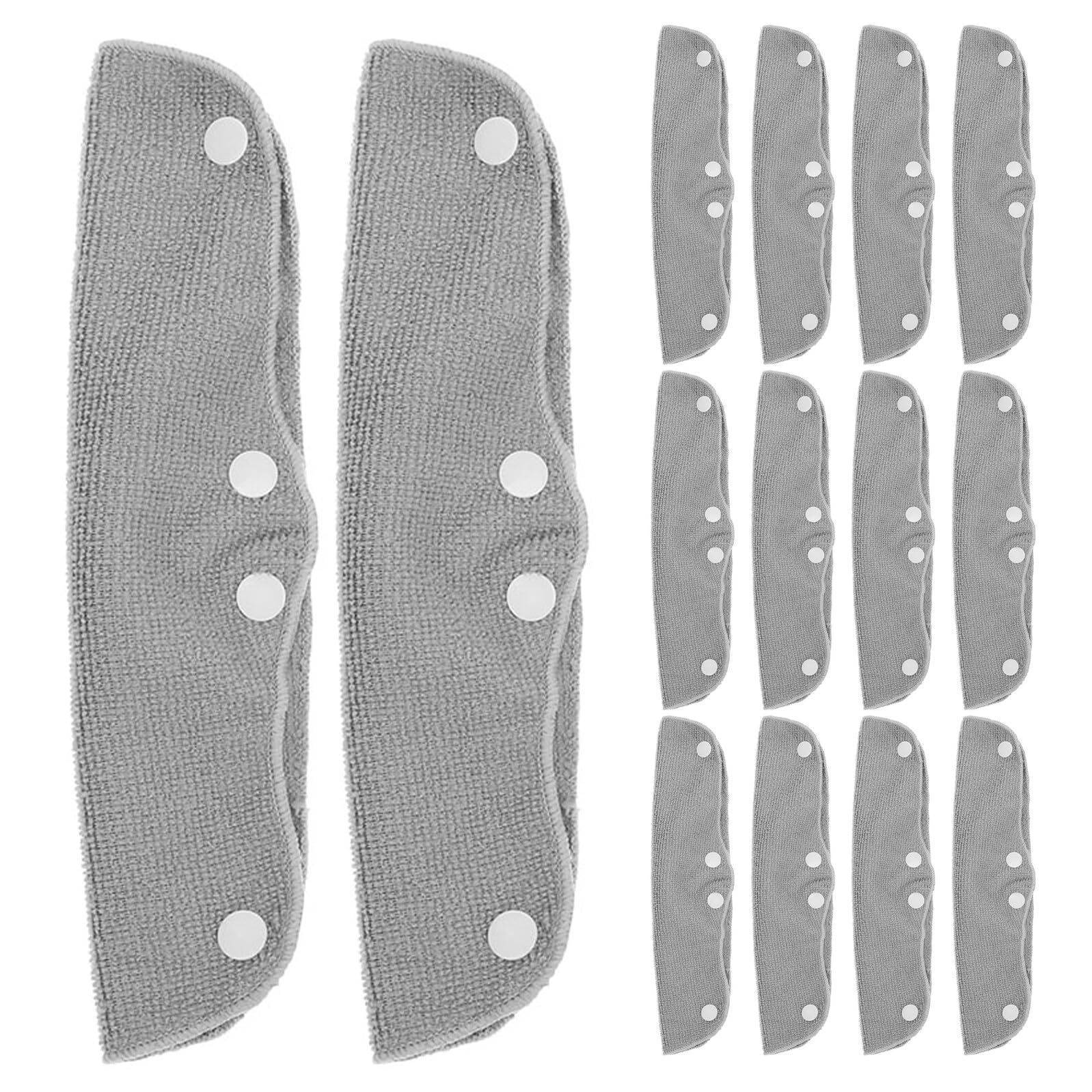 Ipetboom Bandas de Sudor para Cascos de Seguridad 24 Piezas Reutilizables y Absorbentes Gris Acolchadas y Desmontables Compatibles para Cascos de Construcción y Uso Laboral