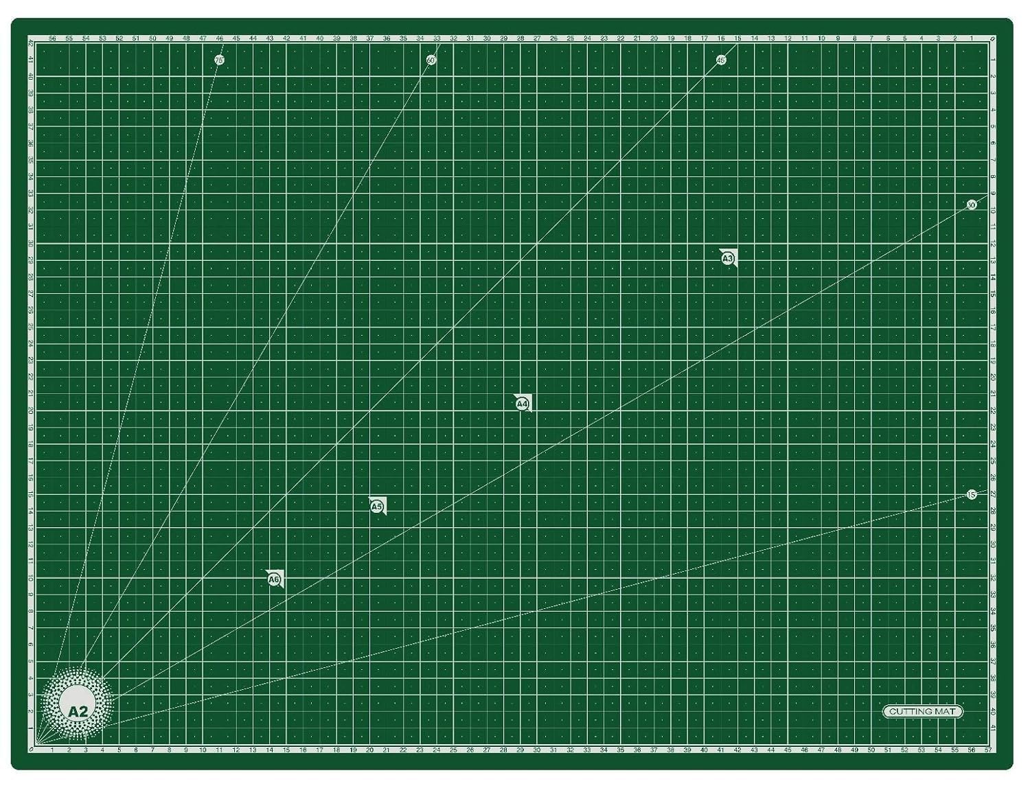 See full amazon price history chart for CLAPONE Polyvinyl Chloride Flexible Cutting Mat, A2 Size (23.5 X 17.5 Inch), Self-Healing, 3 Layered, Double Sided With Marked Pattern And Grids (Green) CLAPONE Polyvinyl Chloride Flexible Cutting Mat, A2 Size (23.5 X 17.5 Inch), Self-Healing, 3 Layered, Double Sided With Marked Pattern And Grids (Green) (B0D7WD7DNC) Amazon Price History, Amazon Price Tracker