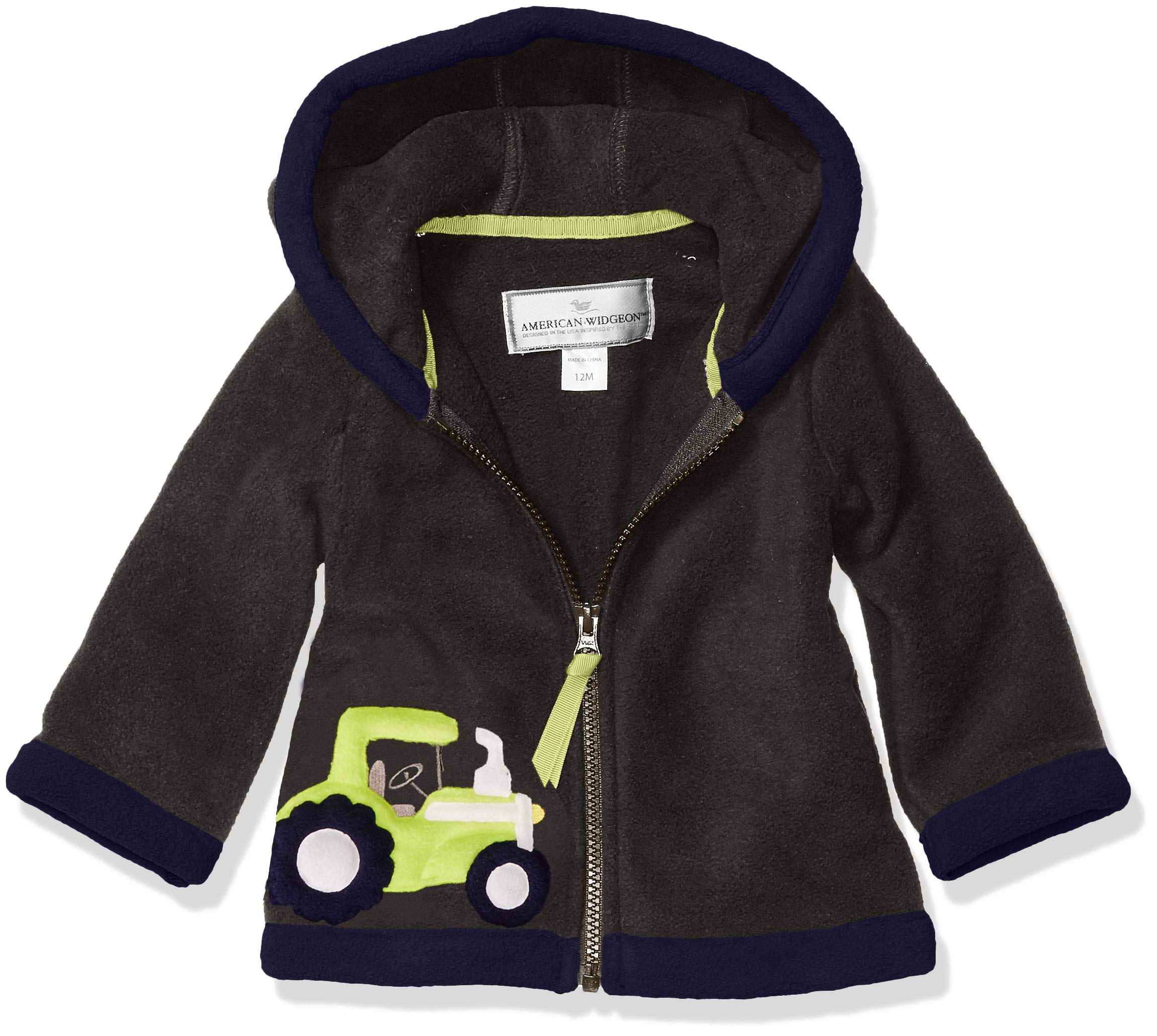 American Widgeonboys HOODED APPLIQUE JACKET- 2037 Fleece Jacket