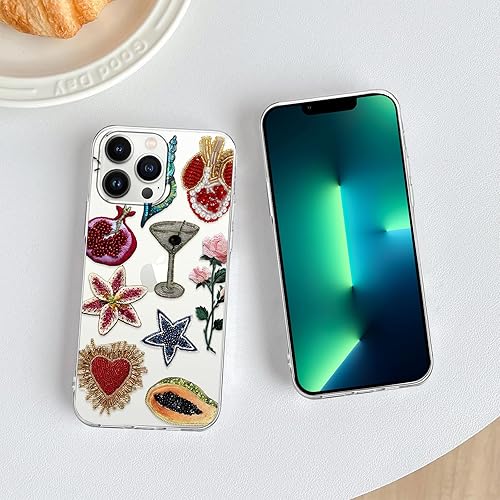 Yimctoie Transparent Coque pour Apple iPhone 14 Pro 6.1'', B