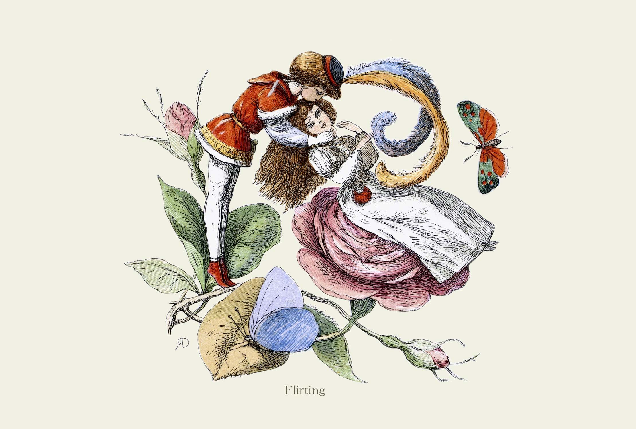 Amazon | BiblioArt Post Card Series リチャード・ドイル 「妖精の国
