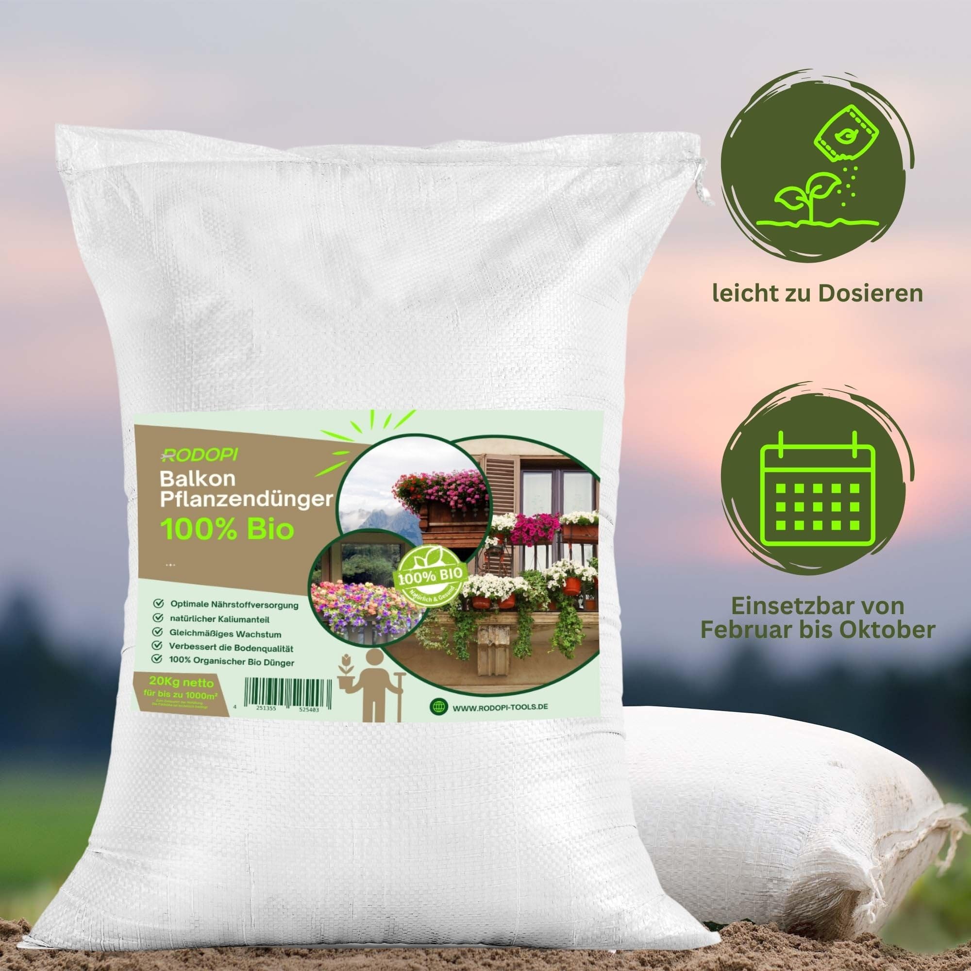 Bltenzauber Bio-Dnger fr Balkon- & Kbelpflanzen  100% Pflanzlich,  Organischer NPK-Dnger (7-3-10) mit Spurennhrstoffen & Mikroorganismen   Wachstums- & Bltephase  Made in Germany 850Gramm : Amazon.de: Garten
