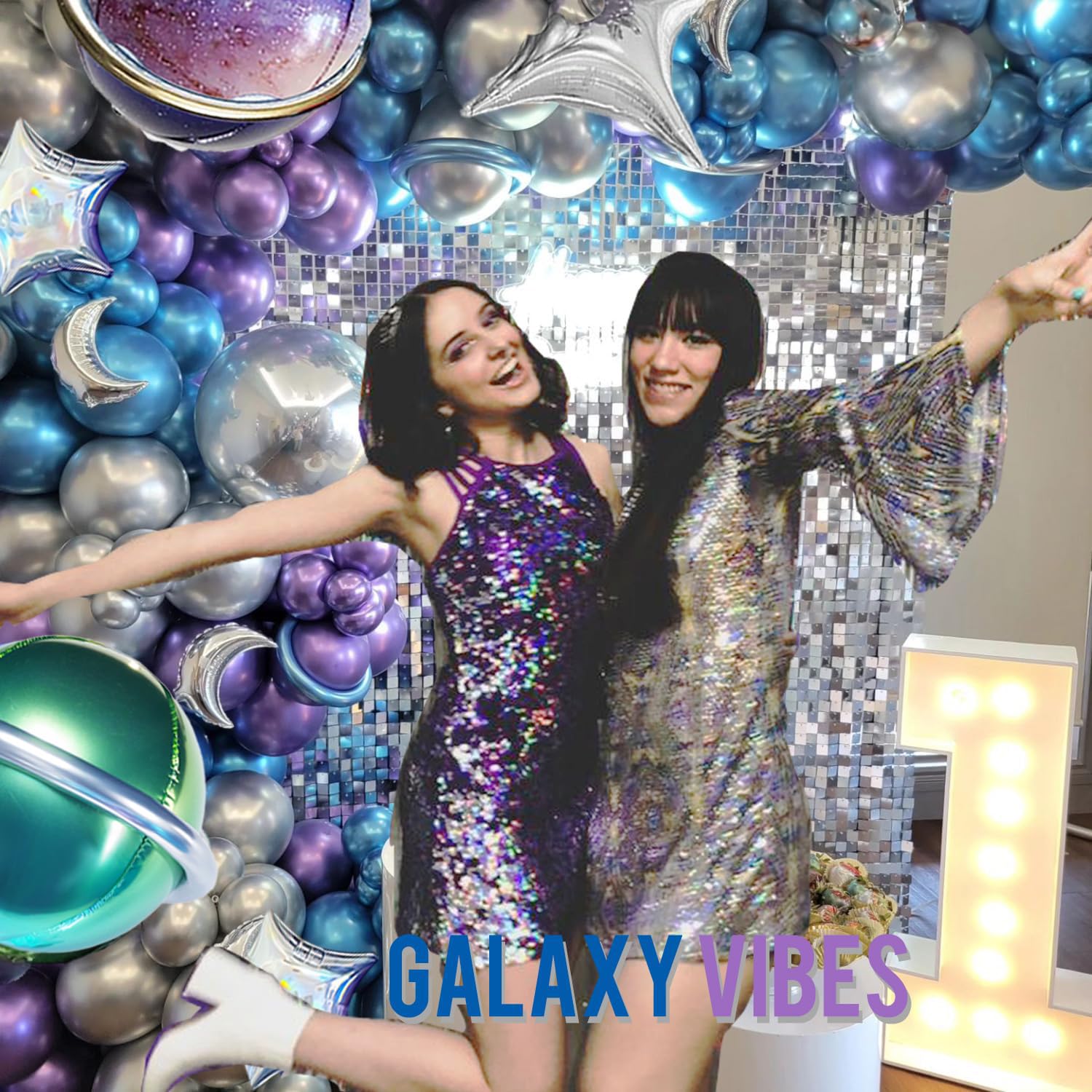 Amazon.com: Galaxy balloon Garland Arch Kit 113pcs Metallic Purple