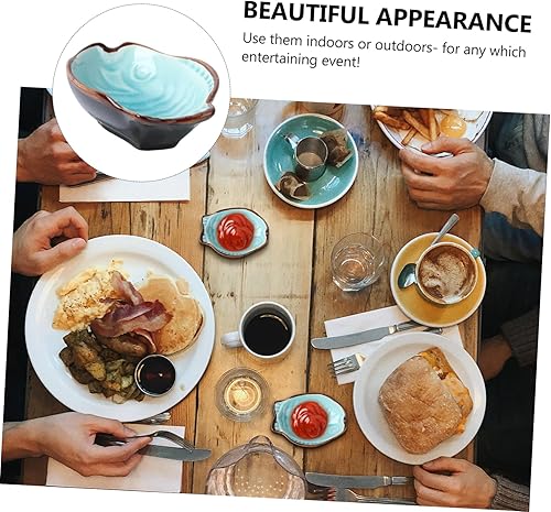 Miniatura 2 de Healeved platos de salsa de inmersión platos de salsa platos de salsa plato de salsa de soja tazón de salsa de soja plato de salsa de soja plato de