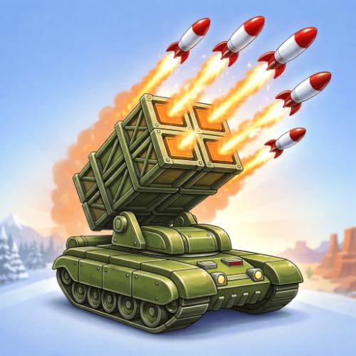 Défense de Char: Merge Idle Jeu de Stratégie avec Batailles Automatiques et Amélioration d’Armes