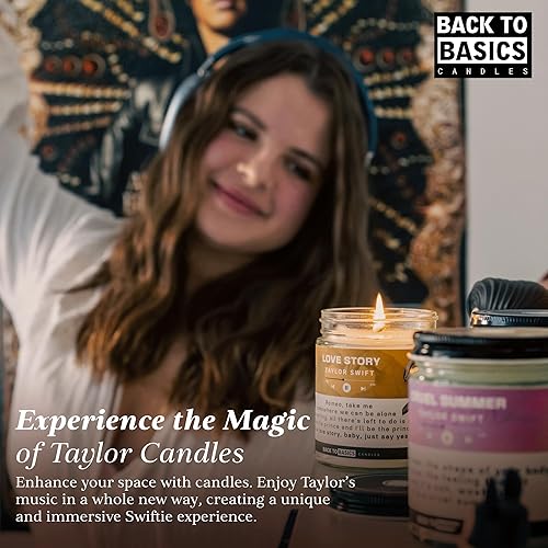 Miniatura 5 de Taylor Bundle  3 velas aromáticas de cera de coco de soja vegana de 9 onzas para decoración del hogar, regalo para amigos, hombres, mujeres y