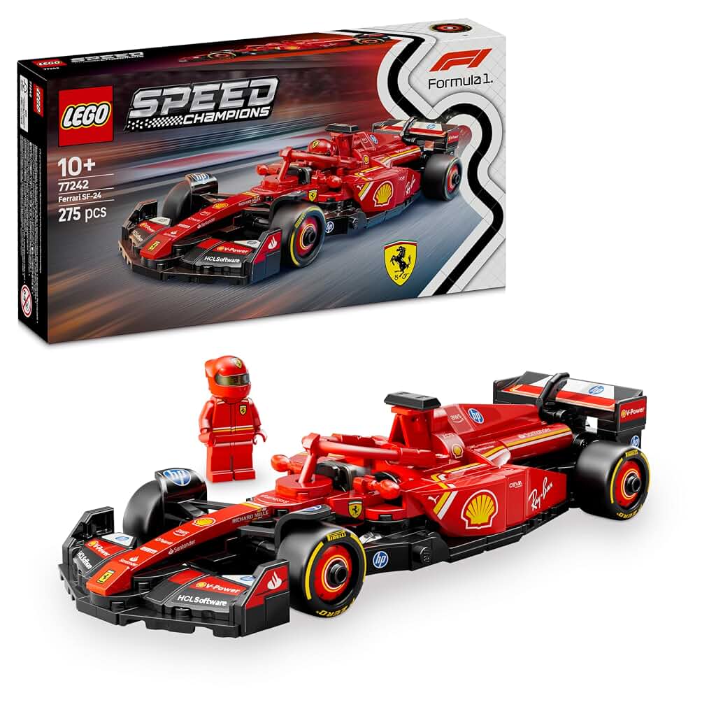 LEGO Speed Champions Ferrari SF-24 F1 Race Car Driver Set 77242 Building Blocks Toys for 10+ Gift for Boys and Girls — image 1 of 8