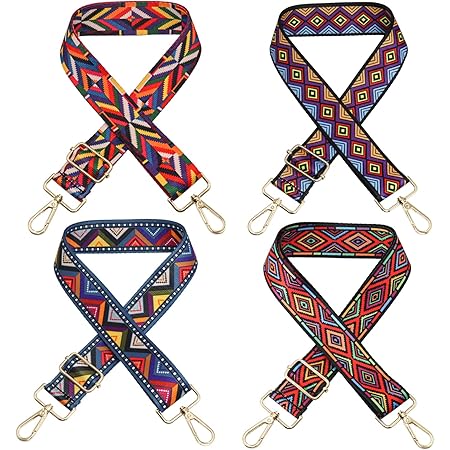 Bag Strap / Tas Riem Ibiza | Bordeaux/Zwart/Creme | Schouderriem - Fashion Favorite